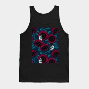 Sunflowers and goldfinches 2 Tank Top